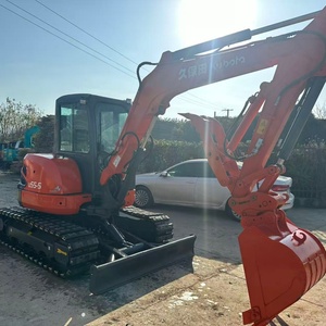 รถขุดขนาดเล็ก EPA CE มือสอง ยี่ห้อ <span class=keywords><strong>Kubota</strong></span> รุ่น U55 น้ำหนัก 5 ตัน ปั๊มไฮดรอลิก U35 U55-4 ความจุบุ้งกี๋ 0.18 ลูกบาศก์เมตร ปี 2022 ขาย - Product Image 6