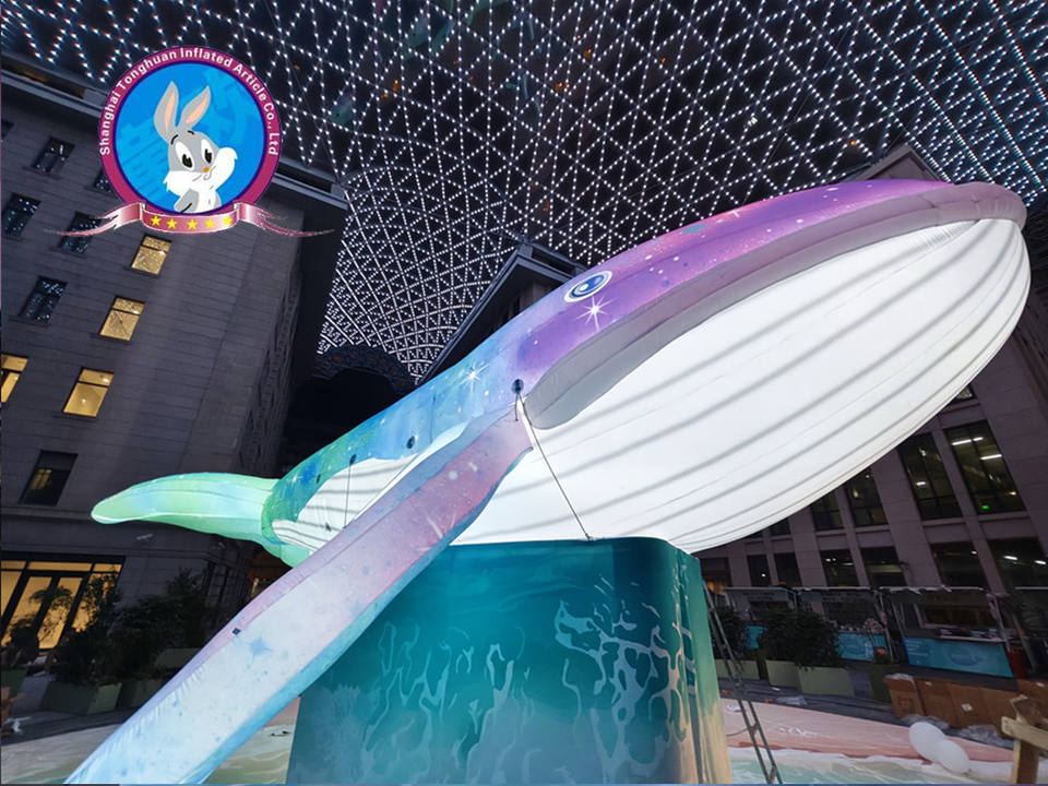 Big Inflatable Fish Huge Inflatable Fish with LED Lights - Perfect for Advertising