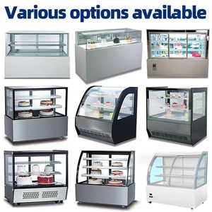 सुपरमार्केट रेफ्रिजरेटर केक प्रदर्शन कैबिनेट काउंटर प्रशीतित डिस्प्ले केस केक-दुकान के लिए फ्रिज - Product Image 6