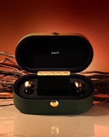 Boîte cadeau d'aromathérapie en velours vert or personnalisée pour femmes, luxe, parfum 50 ml, doublure en velours, emballage d'huile essentielle