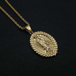 European American Hip Hop <b>Titanium</b> Steel Gold Plated Pendant Necklace Unisex Stainless Steel <b>Chain</b> 3mm 61cm - Product Image 4