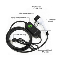 Point de charge ID4 3.5kw ID6 EVSE 32A GBT Type 2 1 & 3 Pin UK Plug Chargeur solaire portable pour BYD Van 7KW Ev Chargeur portable