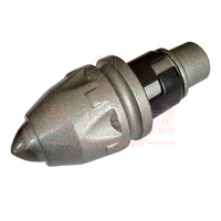 Foret à pointe en carbure B47K25H-LN/55MM, dents de trancheuse en acier au carbone forgé, outil de forage pour plateforme de forage rotative