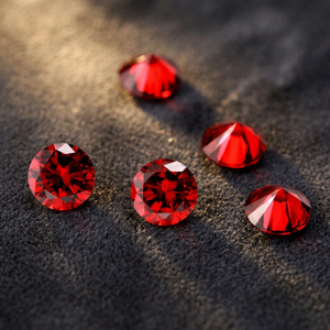 Venta al por mayor IGI certificado 10mm corte brillante natural Mozambique rojo granate alta calidad facetado piedra preciosa suelta-por quilate - Product Image 3