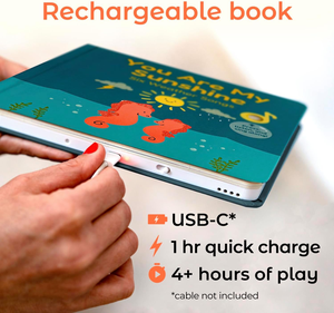 Nouveaux livres sonores rechargeables pour les tout-petits Livres de <span class=keywords><strong>musique</strong></span> pour les tout-petits avec 6 <span class=keywords><strong>comptines</strong></span> Jouets musicaux parfaits - Product Image 5