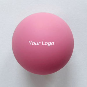 Pelota de Goma Hueca de Alta Calidad con Impresión de Logotipo Personalizado, Color Rosa, Precio Económico - Product Image 2