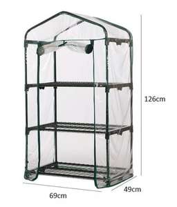 Serre moderne écologique à structure en acier, multi-niveaux, pour la culture de plantes et de fleurs, tente de culture facile à assembler pour les petits espaces - Product Image 4