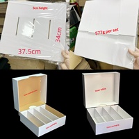 Boîte de voyage pour cartes, emballage à quatre/cinq grilles, plateau pliable avec impression laminée, carton ondulé personnalisable, boîte pour une seule carte