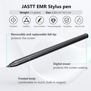 Stylet magnétique Pro-EMR avec gomme intégrée pour Kindle Scribe, Remarkable 2, BOOX, Samsung Galaxy Tab S, tablettes Wacom EMR - Product Image 2