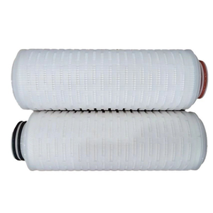 Filtre plissé en polypropylène de sécurité de stérilisation élément filtrant en coton PP à haut débit de 69 mm pour la préfiltration des produits laitiers - Product Image 5