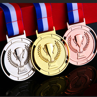Médaille de métal en gros à bas prix Concevez votre propre logo Médailles et trophées de gymnastique Échantillon gratuit