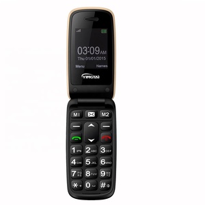 Prezzo di fabbrica del prodotto 2.0 pollici GSM pieghevole tastiera del cellulare a doppio schermo quad band telefono a portata di mano - Product Image 3