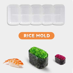 11 pièces Kit de fabrication de <span class=keywords><strong>Sushi</strong></span> professionnel antiadhésif ensemble de fabricant Kit d'outils de fabrication de <span class=keywords><strong>Sushi</strong></span> de cuisine écologique <span class=keywords><strong>Sushi</strong></span> avec assiettes - Product Image 5