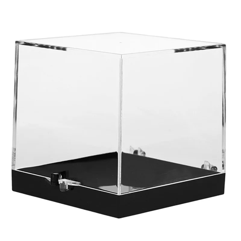 Rõ ràng Acrylic Mẫu container trường hợp hộp rõ ràng khoáng sản lưu trữ đá trang sức đồng xu Acrylic mini đá Quý Hiển thị Cube