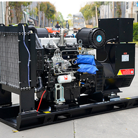 Groupe électrogène diesel Wilba Power Engine 80KW 100kVa à châssis ouvert, prix usine, avec capot super silencieux