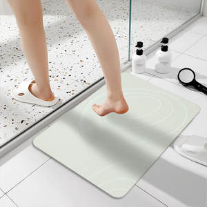 Alfombra de Baño Antideslizante Absorbente de <span class=keywords><strong>Agua</strong></span> con Diseño de Mármol Sangriento, Alfombra de Baño 3D Antideslizante de Secado Rápido para Bebés - Product Image 6