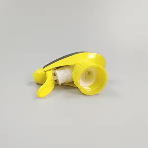 Nieuwe Aangepaste Zwarte En Gele Kleur Alle Plastic Triggerspuit 28/400 28/410 28/415 Met Ronde Sproeikop