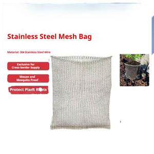 Bolsas de malla metálica de acero inoxidable, redes a prueba de insectos, redes a prueba de ratas de flores y plantas, redes de filtro de jardín - Product Image 4