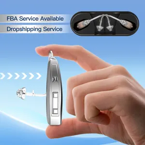 NEW Digital High Quality And Good Price Hearing Aids Rechargeable Audifonos For Senior OTC BTE Thin Tube Hearing Aid