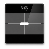 Balance connectée intelligente Bluetooth haute précision avec affichage LED et connectivité application smartphone
