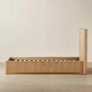 Letto Moderno di Lusso in Legno Massello, Letti in Legno per Set Camera da Letto di Alta Gamma, Mobili di Lusso - Product Image 4