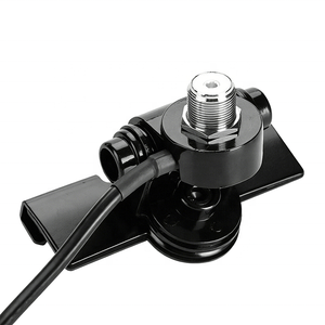 <b>Car</b> Truck Ham Two Way Amateur Mobile Radio Antenna Mount <b>Clamp</b> Bracket with Cable - Product Image 1