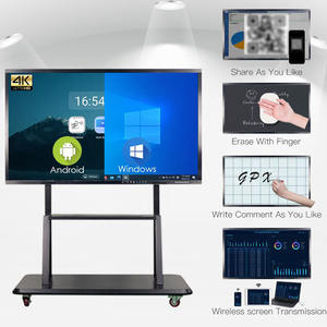 <span class=keywords><strong>Pizarra</strong></span> Interactiva Inteligente Multifunción para Reuniones en Línea, Pantalla Táctil Capacitiva LED de 65 Pulgadas y 4K con Sistema Android - Product Image 5