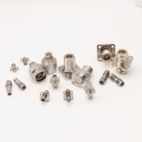 Connecteur coaxial CYXS BNC/SMA-KKG1RF, tête femelle BNC vers tête femelle T-SMA, adaptateur à contact plaqué or, 50 Ohm, 10 MHz-18 GHz RF