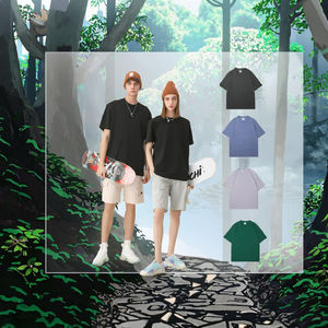 T-shirt vierge surdimensionné en coton 100% 220 GSM, teint en pièce, écoresponsable, qualité supérieure, pour occasions professionnelles et décontractées - Product Image 3