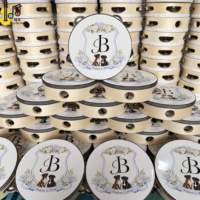 Tambourin musical de 6 pouces personnalisé pour mariages et fêtes, instrument de musique d'église, vente en gros, prix compétitif
