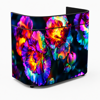Pantalla LED Curva P2 Personalizada, Flexible, a Todo Color, para Bar, Cabina de DJ, Recepción y Tienda