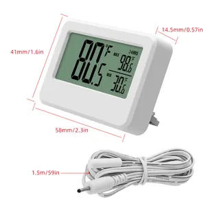 Mini-Genauheitsthermometer Hygrometer digitales Temperatur-Feuchtigkeitsmesser Indoor-Hygrometer Thermometer für Zuhause