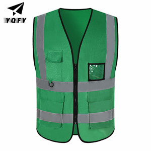 2025 all'ingrosso gilet di sicurezza riflettente giallo di alta qualità per il <span class=keywords><strong>lavoro</strong></span> volontario <span class=keywords><strong>abbigliamento</strong></span> riflettente Premium - Product Image 6