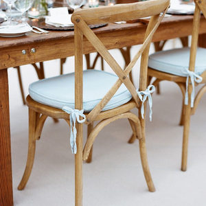 Chaise de banquet empilable en bois à dossier croisé, durable, <span class=keywords><strong>pour</strong></span> restaurant, hôtel, <span class=keywords><strong>mariage</strong></span>, mobilier moderne d'extérieur <span class=keywords><strong>pour</strong></span> <span class=keywords><strong>ferme</strong></span> et maison - Grande Vente - Product Image 3