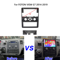 Panneau d'autoradio Meihua 9 pouces pour Foton View CS2/C2/G7/G9 2014-2019 Dash Kit Install Facia Console Bezel Adapter