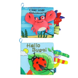 Livre en tissu pour bébé sur le thème des queues d'animaux: jouet durable et indestructible pour l'apprentissage précoce et le développement cognitif idéal pour <span class=keywords><strong>les</strong></span> nourrissons - Product Image 1