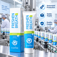 Dentifrice Probiotique en Gros OEM & ODM 120g Haleine Fraîche Nettoyage en Profondeur Élimine les Taches Blanchiment des Dents Soin Bucco-dentaire Barre de Traitement