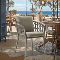 Ensemble canapé et table à thé en rotin de style moderne chaise de salle à manger d'extérieur pour ferme jardin balcon cour meubles de loisirs