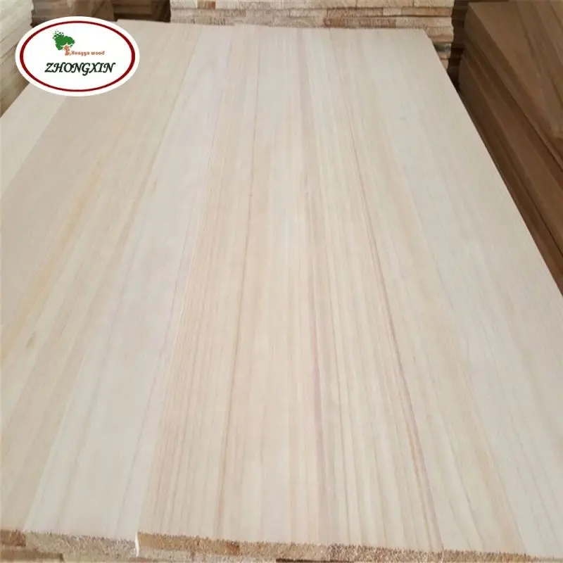 Kayu Paulownia padat, ramah lingkungan, bebas Formaldehida atau finger-seam untuk sauna batten