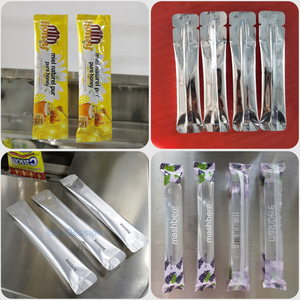 Máquina automática de llenado y envasado de sobres de miel con sellado trasero y de 3/4 lados, para líquidos, miel, salsas y pastas. - Product Image 2