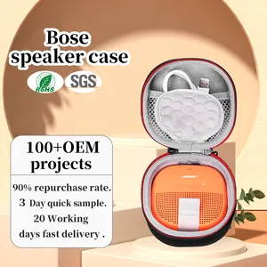 RLSOCO تصميم جديد مخصص جودة عالية smellproof علبة إيفا بسحاب قشرة صلبة صغيرة للمتكلم