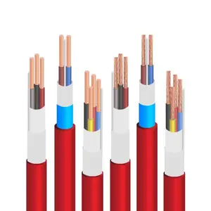 Melhor preço 2*1.5mm fogo avaliado cabos à prova de chama fios resistentes fe180 circuito integridade