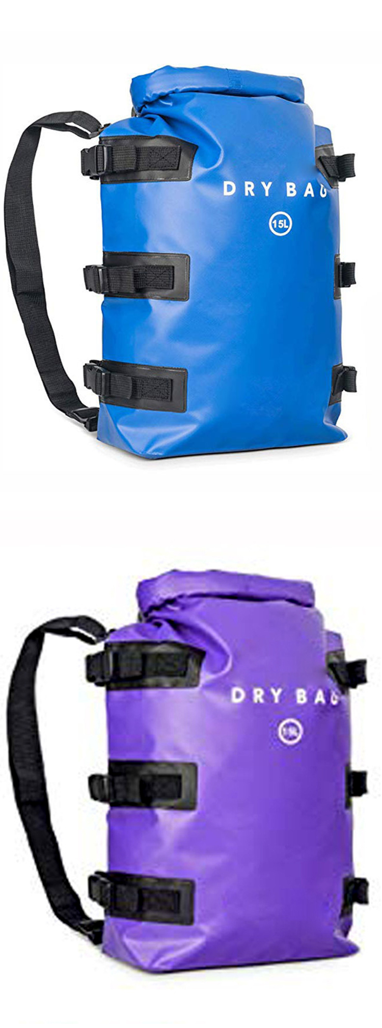 Buffalo Gear Promotional custom logo ocean sport beach hiking swimming camping floating keep gear buckle waterproof nylon dry bag