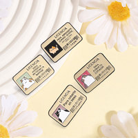 Pin Enamel Kucing Spanyol Lucu, Bros Kucing & Sapi, LICENCIA Para Robarte Un Beso, Dekorasi Tas, Lencana Kerah, Perhiasan, Hadiah