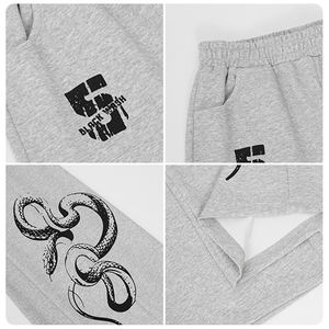 पुरुषों के लिए लक्जरी पुरुषों के सीधे पैर पसीना पैंट पुरुषों के लिए स्वेट पैंट पैंट पहने - Product Image 5