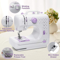 Machine à Coudre Électrique Mini Portable 505 Multifonction pour Vêtements d'Enfants Usage Domestique, Couture à la Main, en Plastique – Vente en Gros