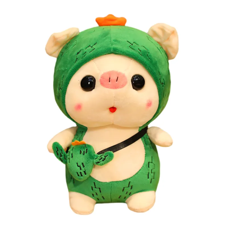 Jouet en peluche promotionnel personnalisé 25cm mignon cadeau pour enfants jouet en peluche cochon