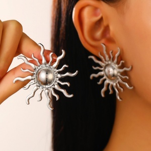 Pendientes de Moda Bohemios Vintage de Jingciren Boutique para Comercio Exterior Transfronterizo, Pendientes Jinwang Xuri para Mujer - Product Image 2