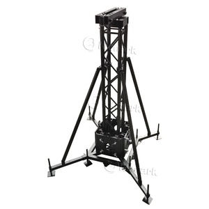 Kkmark Chất Lượng Cao Mặt Đất Hỗ Trợ Màu Đen Giàn Hệ Thống Tháp Cho Ánh Sáng Sân Khấu Giàn Hiển Thị Giai Đoạn Thang Máy Hệ Thống - Product Image 1
