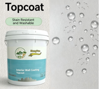 Revêtement liquide acrylique à base d'eau pour intérieur et extérieur, couche de finition transparente, scellant, peinture pour pierre naturelle, couverture protectrice, vente en gros
